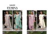 Femina Vol 3 By Zaveri Soft Organza Wholesale Kurti With Bottom Dupatta In India